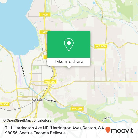 711 Harrington Ave NE (Harrington Ave), Renton, WA 98056 map