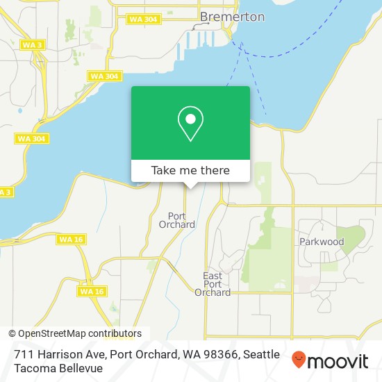 711 Harrison Ave, Port Orchard, WA 98366 map