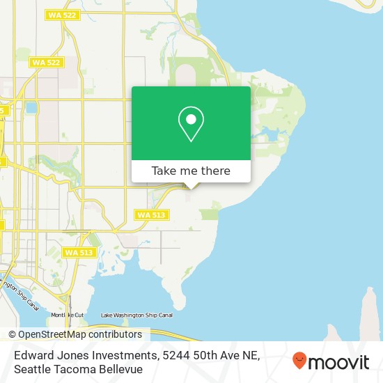 Mapa de Edward Jones Investments, 5244 50th Ave NE