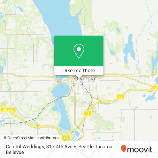 Capitol Weddings, 317 4th Ave E map