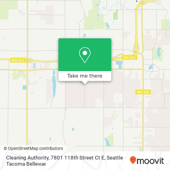 Mapa de Cleaning Authority, 7801 118th Street Ct E