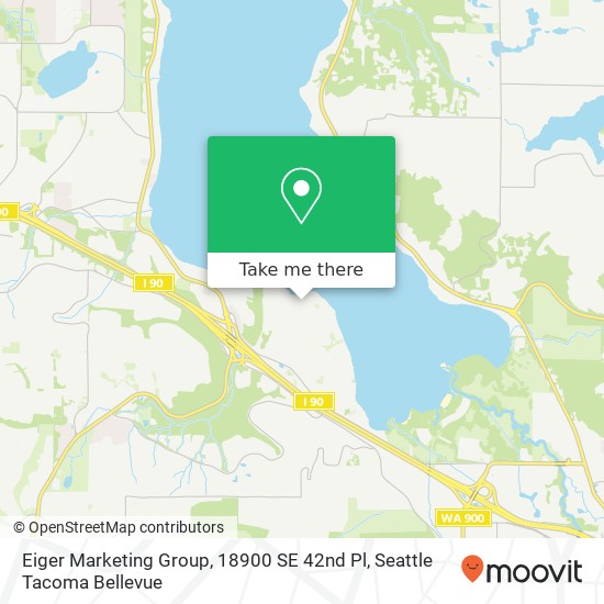 Eiger Marketing Group, 18900 SE 42nd Pl map