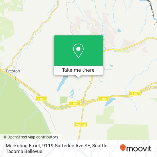 Mapa de Marketing Front, 9119 Satterlee Ave SE