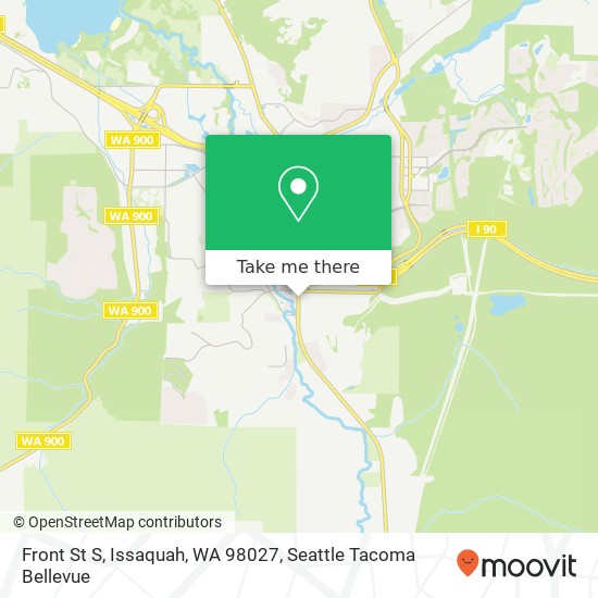 Mapa de Front St S, Issaquah, WA 98027