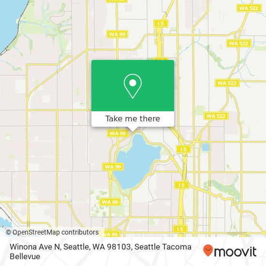 Winona Ave N, Seattle, WA 98103 map
