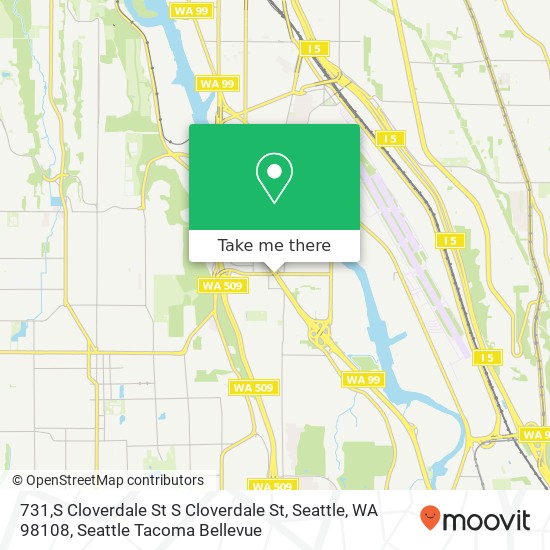 731,S Cloverdale St S Cloverdale St, Seattle, WA 98108 map