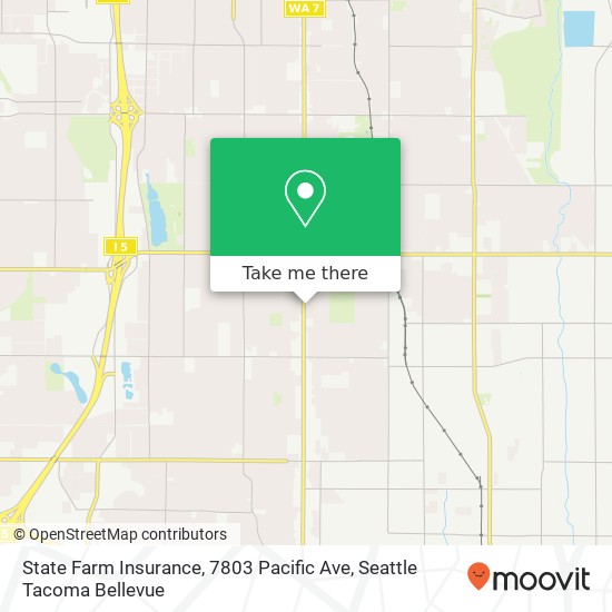 Mapa de State Farm Insurance, 7803 Pacific Ave