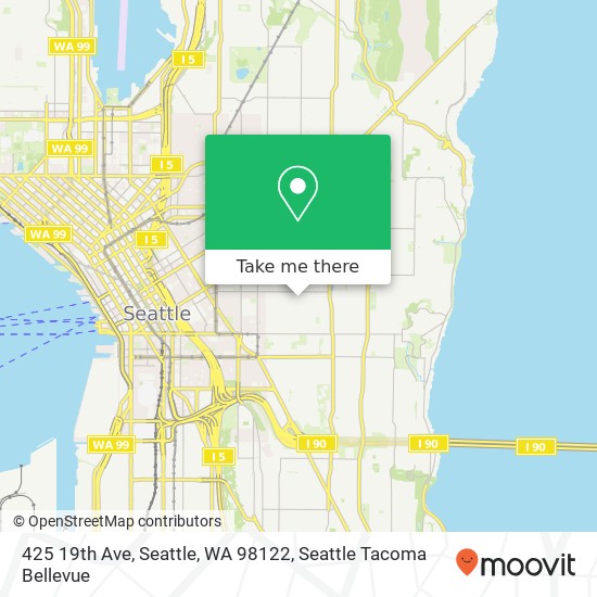 Mapa de 425 19th Ave, Seattle, WA 98122