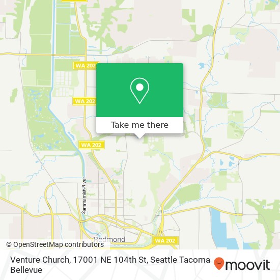 Venture Church, 17001 NE 104th St map
