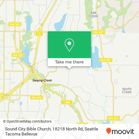 Sound City Bible Church, 18218 North Rd map