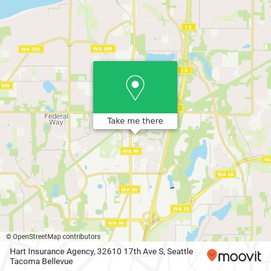 Hart Insurance Agency, 32610 17th Ave S map