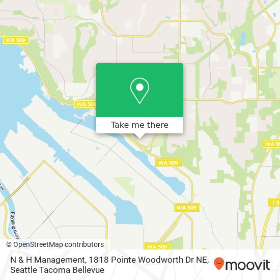 N & H Management, 1818 Pointe Woodworth Dr NE map