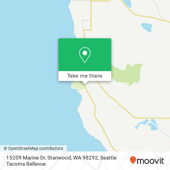 Mapa de 15209 Marine Dr, Stanwood, WA 98292