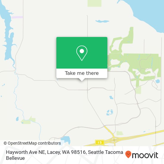 Mapa de Hayworth Ave NE, Lacey, WA 98516
