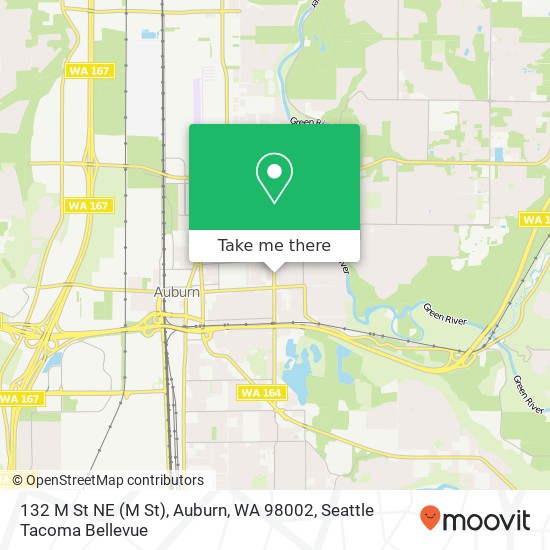 132 M St NE (M St), Auburn, WA 98002 map