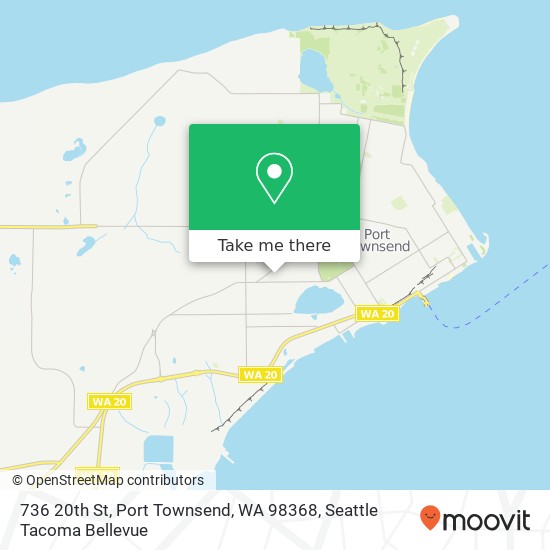 Mapa de 736 20th St, Port Townsend, WA 98368