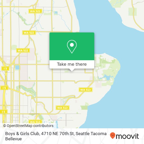 Boys & Girls Club, 4710 NE 70th St map