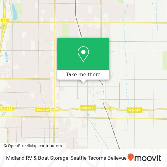 Mapa de Midland RV & Boat Storage