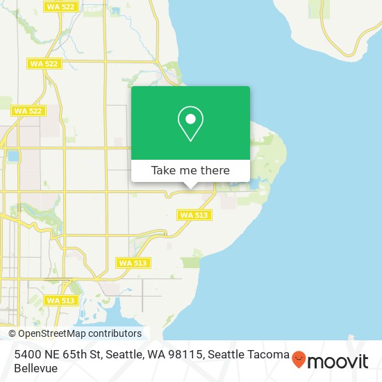 5400 NE 65th St, Seattle, WA 98115 map