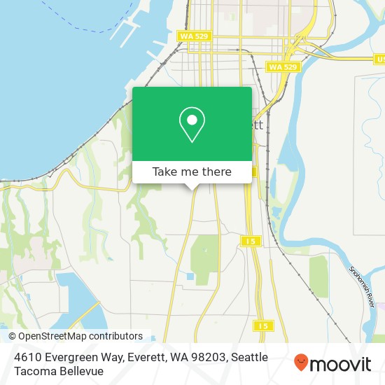 4610 Evergreen Way, Everett, WA 98203 map