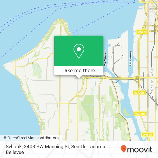 Svhook, 3403 SW Manning St map