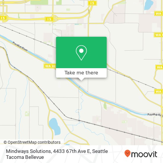 Mapa de Mindways Solutions, 4433 67th Ave E