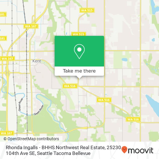 Mapa de Rhonda Ingalls - BHHS Northwest Real Estate, 25230 104th Ave SE