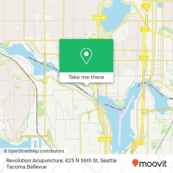 Mapa de Revolution Acupuncture, 425 N 36th St