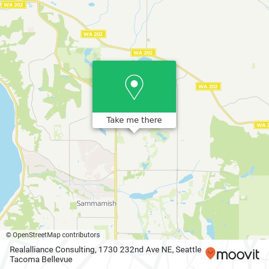 Realalliance Consulting, 1730 232nd Ave NE map