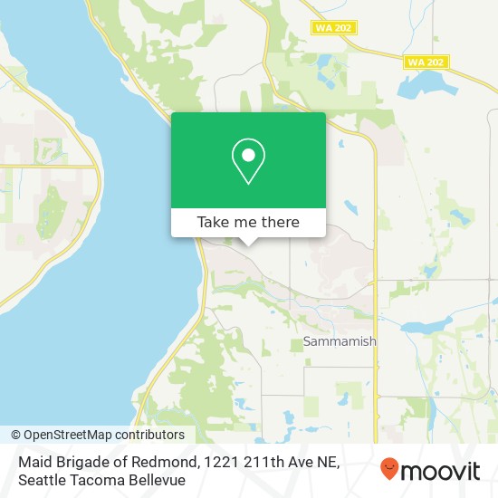 Mapa de Maid Brigade of Redmond, 1221 211th Ave NE