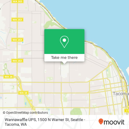 Wannawaffle UPS, 1500 N Warner St map
