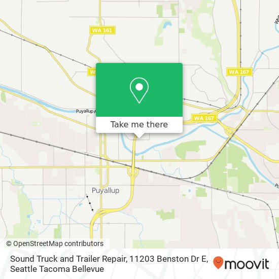 Mapa de Sound Truck and Trailer Repair, 11203 Benston Dr E