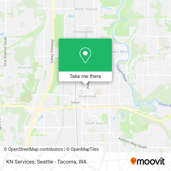 KN Services map