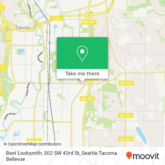 Mapa de Best Locksmith, 302 SW 43rd St