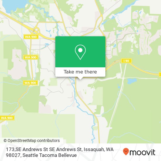 Mapa de 173,SE Andrews St SE Andrews St, Issaquah, WA 98027