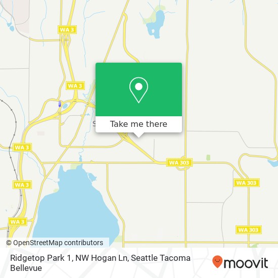 Mapa de Ridgetop Park 1, NW Hogan Ln