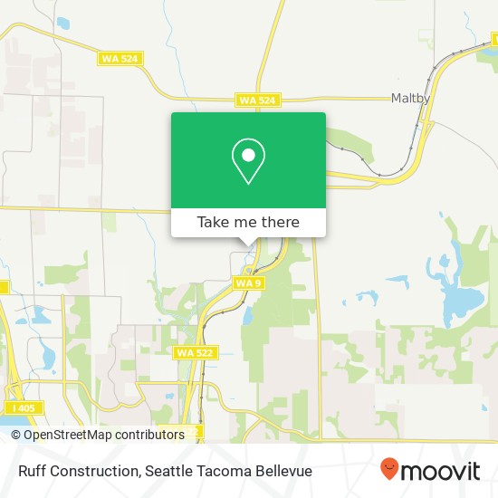 Ruff Construction map