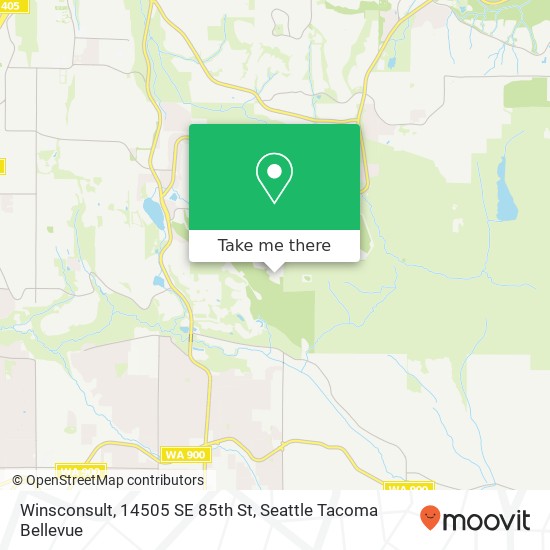 Mapa de Winsconsult, 14505 SE 85th St