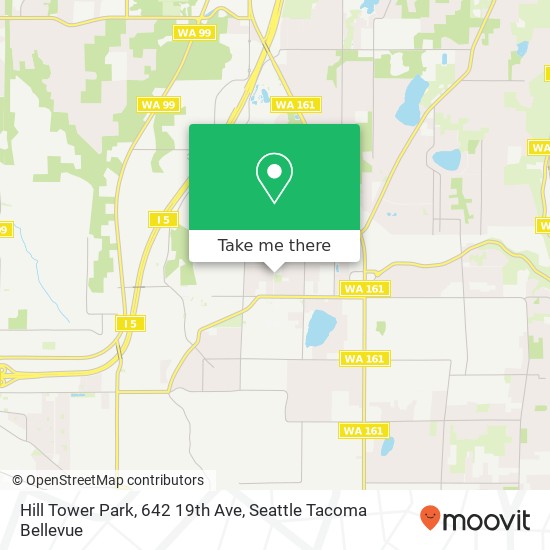 Mapa de Hill Tower Park, 642 19th Ave