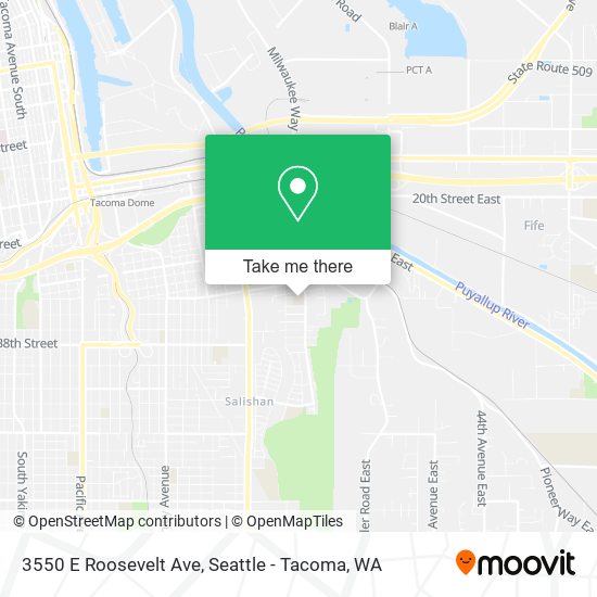 Mapa de 3550 E Roosevelt Ave