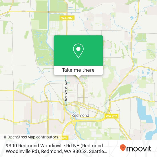 9300 Redmond Woodinville Rd NE (Redmond Woodinville Rd), Redmond, WA 98052 map