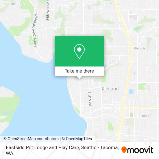 Eastside Pet Lodge and Play Care map