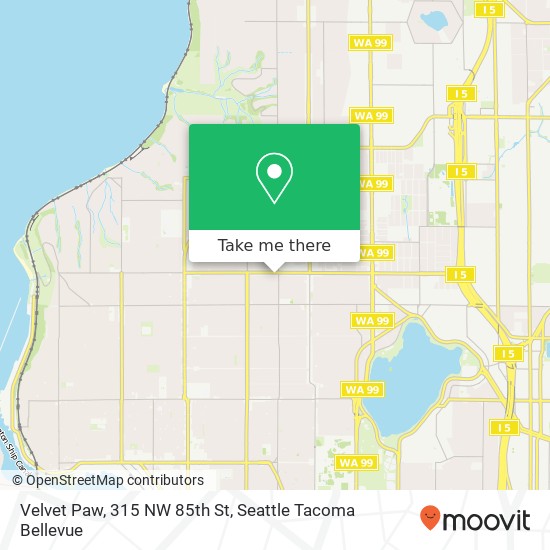 Mapa de Velvet Paw, 315 NW 85th St