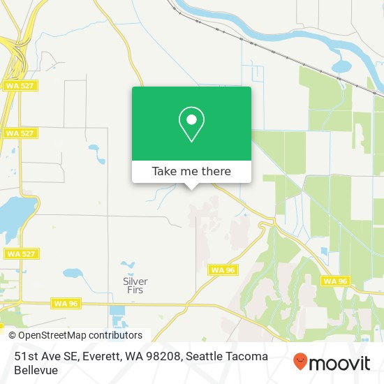 Mapa de 51st Ave SE, Everett, WA 98208