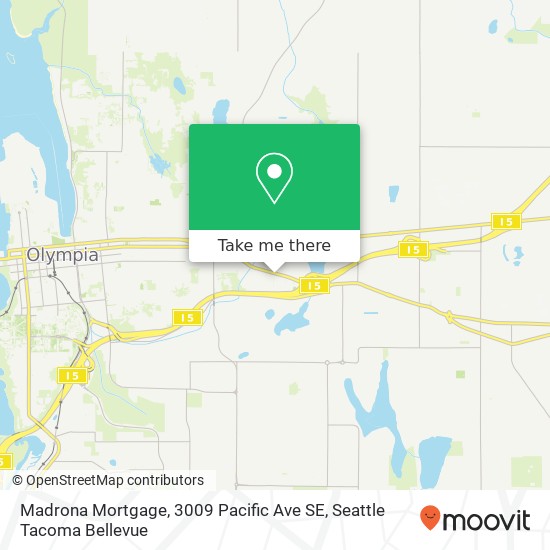 Mapa de Madrona Mortgage, 3009 Pacific Ave SE