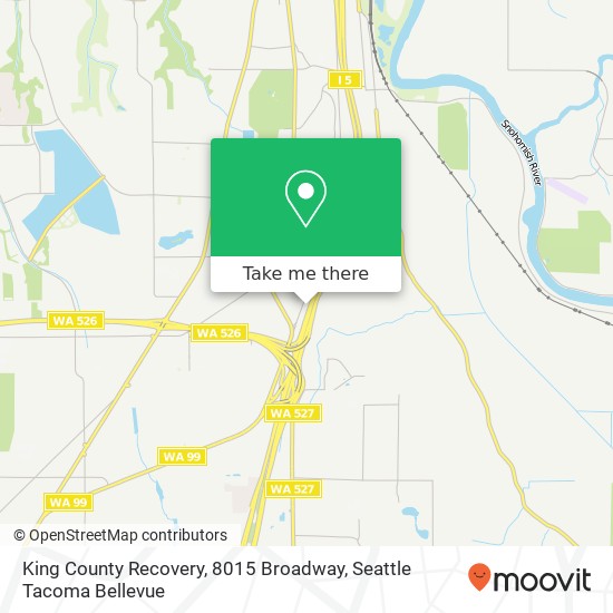 King County Recovery, 8015 Broadway map