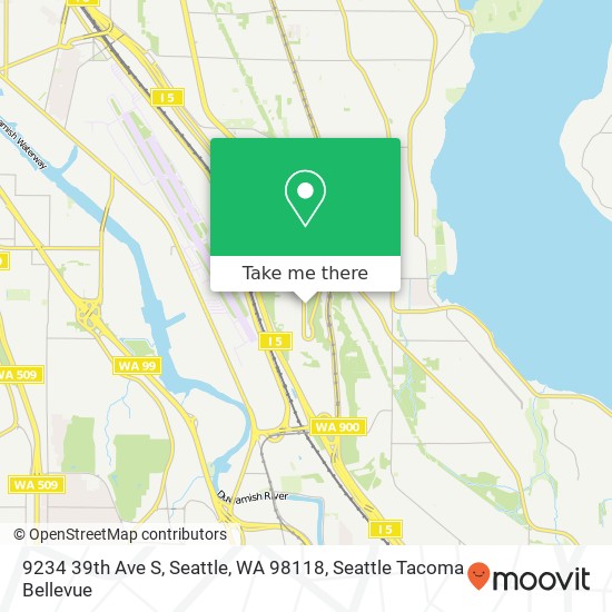 9234 39th Ave S, Seattle, WA 98118 map