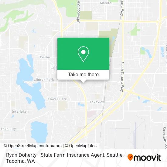 Mapa de Ryan Doherty - State Farm Insurance Agent