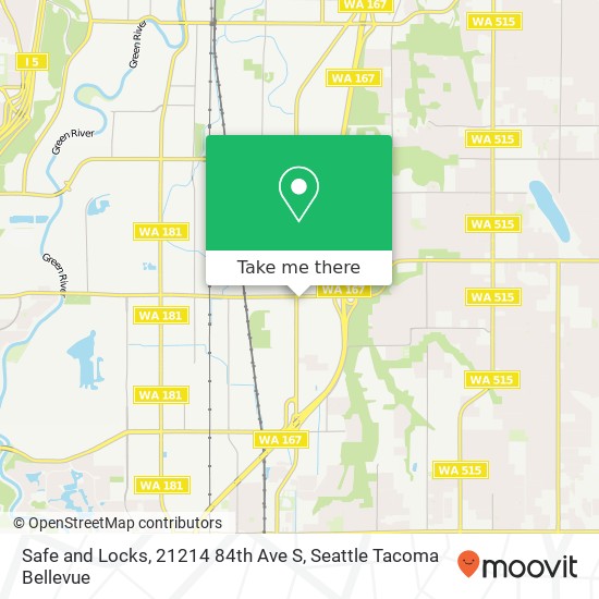 Safe and Locks, 21214 84th Ave S map