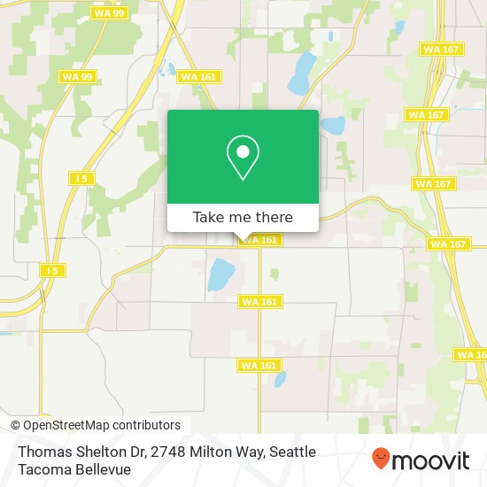 Mapa de Thomas Shelton Dr, 2748 Milton Way